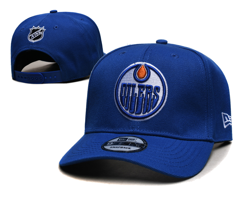 Men 2025 NHL Edmonton Oilers blue hat->minnesota timberwolves->NBA Jersey